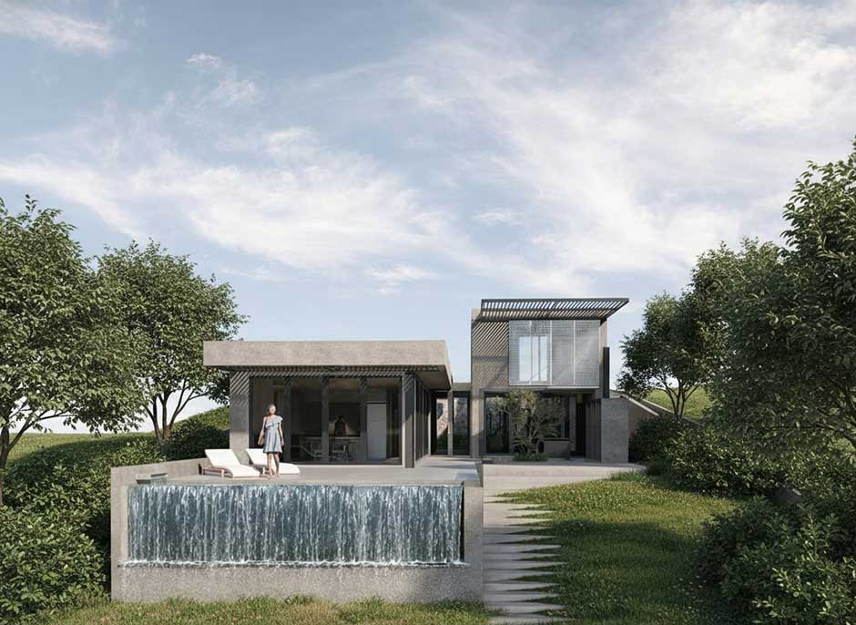 La imagen puede contener: Slide 1 - Casa La Quebrada Lima, Herrera Arquitectos