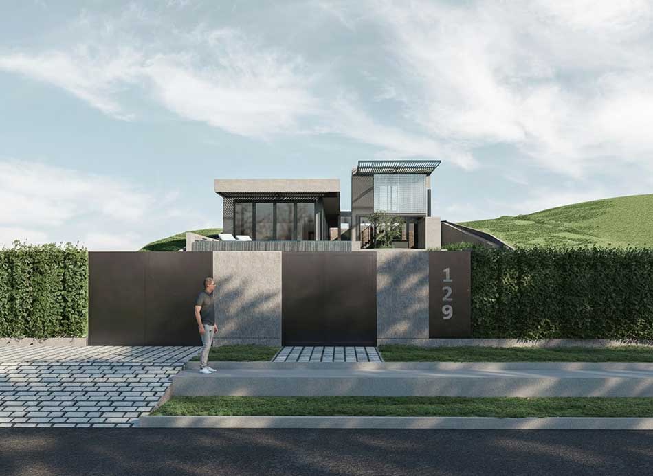 La imagen puede contener: Slide 2 - Casa La Quebrada Lima, Herrera Arquitectos