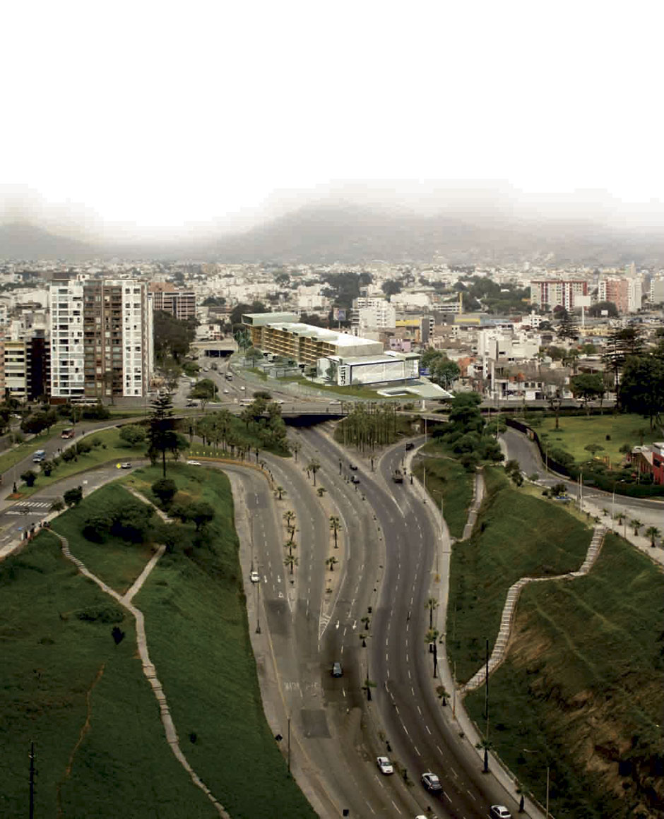 La imagen puede contener: Slide 2 Universidad UTEC, Herrera Arquitectos